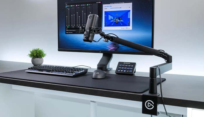 Купить стойку для микрофона Elgato Wave Mic Arm LP Black по цене